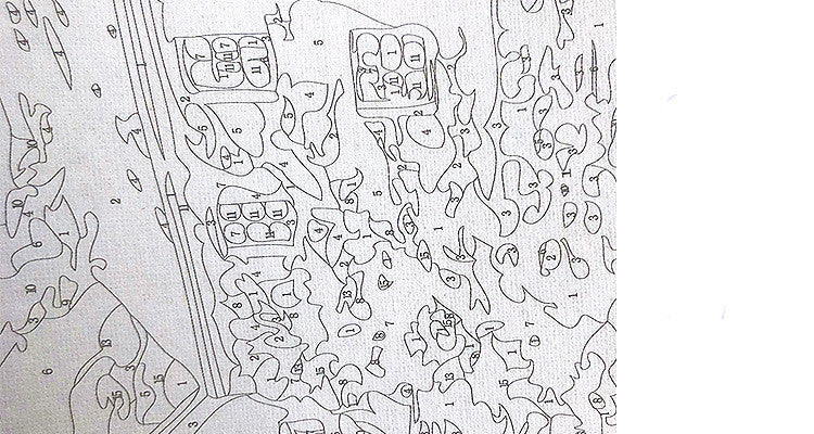 Digital Oil Painting Home Living Room Decoration Painting Without Frame