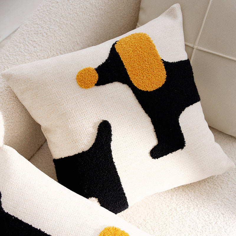 Modern Simple Cartoon Dog Pillow Cover Pillow