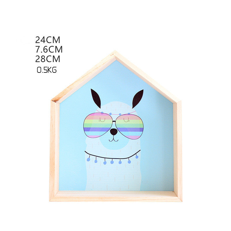 Room wall storage shelf decoration shelf