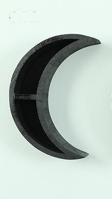 Crystal Shelf Wooden Moon Decoration Shelf