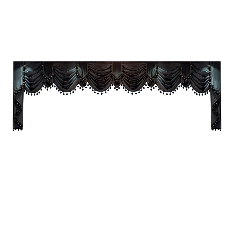 European Luxury Villa, Thick And Luxurious All-black Velvet Curtains, Living Room, Dining Room, Perfect Curtains.