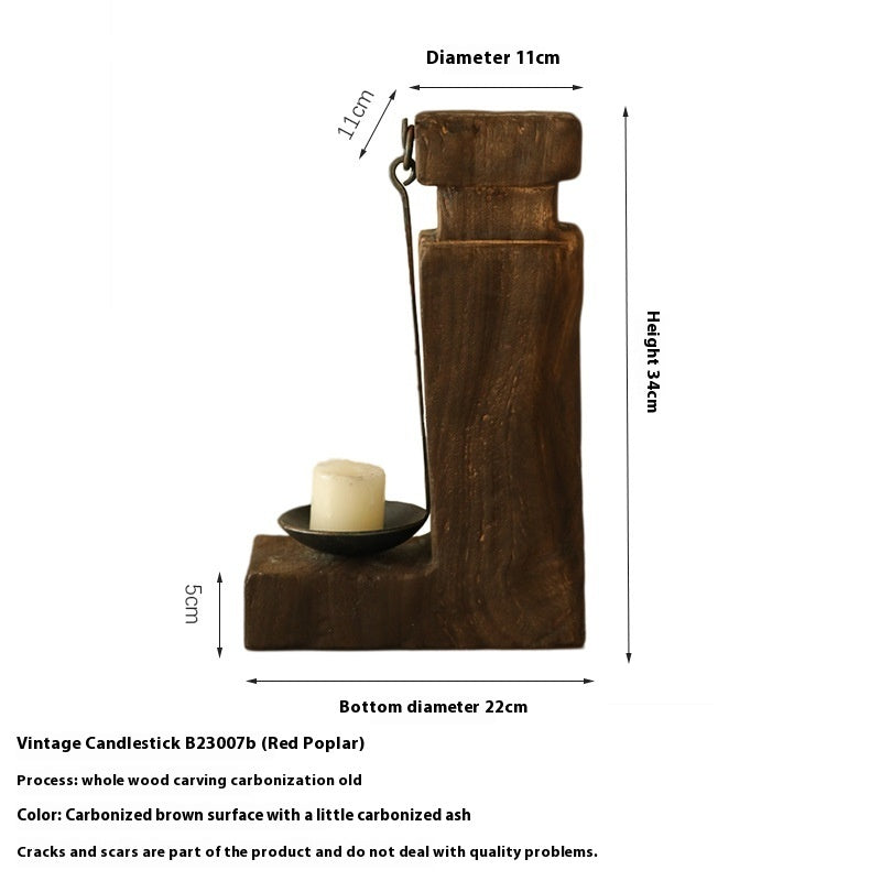 Handmade Candlestick Vintage Furnishings Ornaments